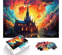 Puzzle da 1000 pezzi per adulti Cattedrale di Göteborg Giocattoli di intrattenimento familiare Migliora la memoria Adatto per adolescenti dai 14 anni e oltre 26 x 38 cm