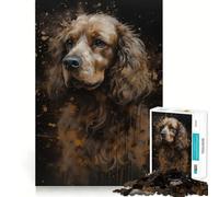 Puzzle da 1000 pezzi per adulti,Cavalier King Charles,a incastro preciso,gioco cognitivo,ideale per momenti di relax e svago,regalo perfetto per le festività (50x75cm)