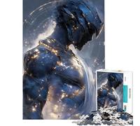 Puzzle da 1000 pezzi per adulti Cavaliere Astrale in Armatura Cosmica Gioco Pratico Giocattolo Intellettuale Opera d'Arte Regalo di Compleanno (Dimensioni 38x26cm)