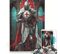 Puzzle da 1000 pezzi per adulti Cavaliere della Croce Rossa gioco educativo decorazione per la casa collezione d'artista belle arti 38x52cm