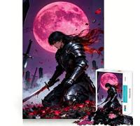 Puzzle da 1000 pezzi per adulti,Cavaliere della Luna di Sangue,gioco a incastro,gioco per allenare la mente, momenti di relax e divertimento per il compleanno 50x75cm