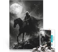 Puzzle da 1000 pezzi per adulti Cavaliere della Morte Antistress Vacanza in patria Uccidere il tempo Migliorare l'amore tra le coppie 75x50cm