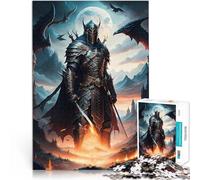 Puzzle da 1000 pezzi per adulti CAVALIERE DRAGO Antistress Vacanza in patria Uccidere il tempo Lista dei desideri con Babbo Natale 75x50cm