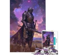 Puzzle da 1000 pezzi per adulti Cavaliere sotto un cielo stellato Gioco divertente e coinvolgente per coltivare la pazienza Ottimo regalo e decorazione per la casa (dimensioni 38x26cm)