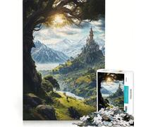 Puzzle da 1000 pezzi per adulti Cavalieri del Regno dell'Eredità giocattolo fai da te assemblaggio di modelli collezione d'artista belle arti 38x52cm