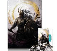 Puzzle da 1000 pezzi per adulti Cavalieri d'oro Puzzle da 1000 pezzi attività divertente per la casa giocattoli per i giorni di pioggia regali di compleanno 26x38cm