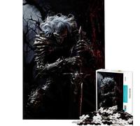 Puzzle da 1000 pezzi per adulti Cavalieri Oscuri Eternal Watch Gioco avvincente per coltivare la pazienza rilassarsi e migliorare la memoria Ottimo regalo (Dimensioni 38x52cm)