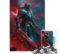 Puzzle da 1000 pezzi per adulti Cavalieri Templari giochi rilassanti educativi artistici vacanze a casa o per passare il tempo (dimensioni 38x26cm)