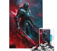 Puzzle da 1000 pezzi per adulti Cavalieri Templari sfida di intelligenza giocattolo avvincente giochi rilassanti attività per famiglie regalo divertente (dimensioni 50x75cm)