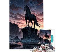 Puzzle da 1000 pezzi per adulti "Cavallo Celeste Guardiano" - Aiuta a stimolare la mente - Perfetto per le vacanze in casa e per passare il tempo in famiglia - Giochi per ragazzi dai 14 anni in su