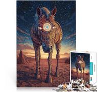 Puzzle da 1000 pezzi per adulti Cavallo da colorare Fatto di legno,per età pari o superiore a 14 anni Gioco educativo per famiglie Offerti come regali per tutta la famiglia。misurare:50x75cm