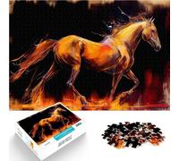 Puzzle da 1000 pezzi per adulti Cavallo di fantasia Fatto di cartone per età pari o superiore a 14 anni Vacanza a casa: uccidere il tempo Idee regalo misurare:38x52cm