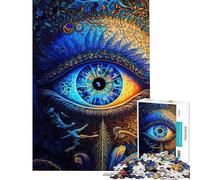 Puzzle da 1000 pezzi per adulti Centro del Terzo Occhio gioco pratico per adulti regalo per donne ideale come regalo per tutta la famiglia (dimensioni 38x26cm)
