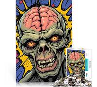 Puzzle da 1000 pezzi per adulti Cervelli di zombi per il giocattolo di sfida del gioco educativo perché è ideale come regalo per tutta la famiglia 75x50cm