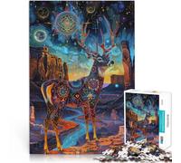 Puzzle da 1000 pezzi per adulti Cervo fantastico~ Antistress Vacanza in patria Uccidere il tempo è ideale come regalo per tutta la famiglia 75x50cm