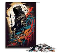 Puzzle da 1000 pezzi per adulti che dipinge la morte Gioco di puzzle Decorazione perfetta per adolescenti dai 14 anni in su (75x50 cm)