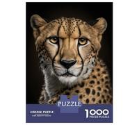 Puzzle Da 1000 Pezzi Per Adulti Cheetah AI Generative Puzzle Gioco Rompicapo Regalo Per Donne Difficile E Stimolante 52x38cm/1000pcs