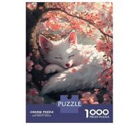 Puzzle Da 1000 Pezzi Per Adulti Cherry Blossom Fox Sleep-1 Puzzle Per Adolescenti Giochi Rilassanti Migliora La Memoria Regali Unici Per Compleanno E Natale 38x26cm/1000pcs