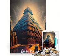 Puzzle da 1000 pezzi per adulti, Chichen Itza, gioco educativo, rilassante e stimolante per la mente, ottimo regalo per gli appassionati di videogiochi 50x75cm