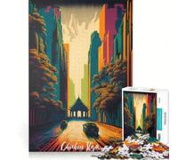 Puzzle da 1000 pezzi per adulti, Chichen Itza, gioco educativo, rilassante e stimolante per la mente, ottimo regalo per gli appassionati di videogiochi 50x75cm