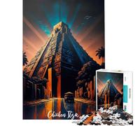 Puzzle da 1000 pezzi per adulti Chichen Itza un gioco avvincente per coltivare la pazienza ideale per tutta la famiglia antistress e come regalo di compleanno (dimensioni 38x26cm)