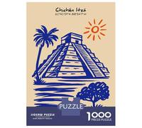 Puzzle Da 1000 Pezzi Per Adulti Chichen Itza Yucatan Mexico Travel Puzzle Per Adulti Gioco Rompicapo Antistress Regali Unici Per Compleanno E Natale 52x38cm/1000pcs
