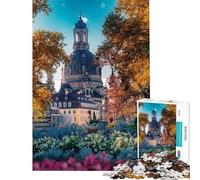 Puzzle da 1000 pezzi per adulti Chiesa di Nostra Signora di Dresda gioco per famiglie ideale per le vacanze in casa un passatempo stimolante e impegnativo (dimensioni 38x52cm)
