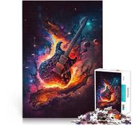Puzzle da 1000 pezzi per adulti Chitarra Giocattoli che creano dipendenza e sfidano l'intelligenza del cervello Decorazione perfetta 52x38cm