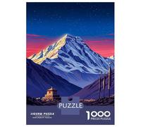 Puzzle Da 1000 Pezzi Per Adulti Cho Oyu Mountain Landscape Puzzle Rompicapo Gioco Di Logica Gara Di Velocità Manuale Ottimo Regalo Per I Giocatori 70x50cm/1000pcs