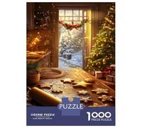 Puzzle Da 1000 Pezzi Per Adulti Christmas Cookie Baking Puzzle Per Adulti Gioco Rompicapo Vacanza A Casa Passatempo Interazione Genitore-figlio 38x26cm/1000pcs