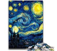 Puzzle da 1000 pezzi per adulti, cielo notturno, città, paesaggio urbano, aiuta il cervello a esercitare i giocattoli avvincenti per coltivare la pazienza, adatto alle coppie, 26x38cm