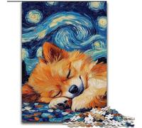 Puzzle da 1000 pezzi per adulti,cielo notturno della Pomerania,in legno,perfetto come decorazione fai da te o regalo di compleanno,50x75cm,gioco rompicapo per adolescenti,perfetto regalo di Natale