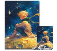 Puzzle da 1000 pezzi per adulti, cielo notturno, Il piccolo principe, puzzle in legno, rompicapo educativo, decorazione artistica per casa e ufficio, età 14+, 50x75cm