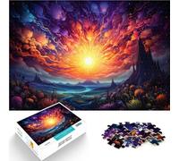 Puzzle da 1000 pezzi per adulti Cielo sfida difficile Puzzle Adatto per la decorazione dell'ufficio 14,96 "x 20,47 "Adatto per adolescenti da 14 anni e oltre