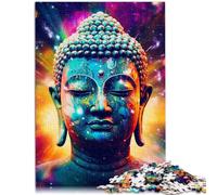 Puzzle da 1000 pezzi, per adulti, cielo stellato di Buddha, gioco sofisticato, per alleviare lo stress, vacanze a casa, passatempo per adolescenti dai 14 anni in su, 26 x 38 cm