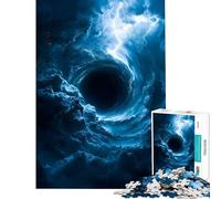 Puzzle da 1000 pezzi per adulti cielo tempestoso con fulmini e vortice Gioco avvincente per coltivare la pazienza rompicapo per tutta la famiglia regalo per donne e uomini (dimensioni 38x52cm)
