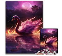 Puzzle da 1000 pezzi per adulti Cigno Puzzle difficili per adulti Perfetto per il divertimento in famiglia durante le vacanze 50x75CM/19,68x29,52 pollici