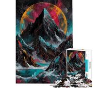 Puzzle da 1000 pezzi per adulti "Cima al chiaro di luna" gioco rilassante regalo di compleanno difficile e stimolante (dimensioni 50x75cm)