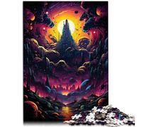 Puzzle da 1000 pezzi per adulti, città d'argento, compito di pensiero per 26 x 38 cm, sfida dell'intelligenza cerebrale, giocattolo avvincente per adolescenti dai 14 anni in su