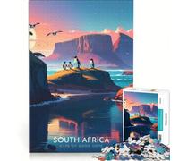 Puzzle da 1000 pezzi per adulti, Città del Capo, Sudafrica, gioco rompicapo, decorazione per la casa, compleanno e Natale 38x26cm