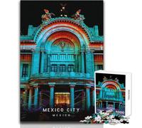 Puzzle da 1000 pezzi per adulti Città del Messico Divertimento in famiglia e serata di giochi Ma divertente e umoristica Opera d'arte regalo Dimensioni 38x52cm