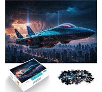 Puzzle da 1000 pezzi per adulti Città di domani Difficile da completare ma divertente e umoristico con poster abbinato e foglio di quiz 38x26cm