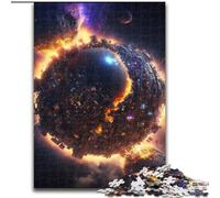 Puzzle da 1000 pezzi per adulti "Città nel cielo", puzzle da 1000 pezzi per adulti, ideale come regalo di compleanno o per le feste, gioco da tavolo, dimensioni 50x75cm