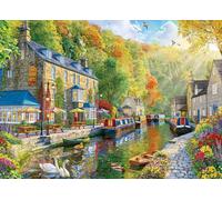 Puzzle da 1000 pezzi per adulti, città tranquilla sull'acqua | Puzzle per adulti, classico gioco educativo, bella decorazione, puzzle regalo