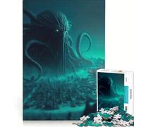 Puzzle da 1000 pezzi per adulti cittadella sottomarina antistress decorazione per la casa regalo di compleanno 50x75cm