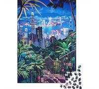 Puzzle Da 1000 Pezzi Per Adulti Cityscape Jungle Pathway Puzzle Per Adulti Giochi Rilassanti Sfida Difficile Regalo Di Compleanno, Regali, 52x38cm/1000pcs