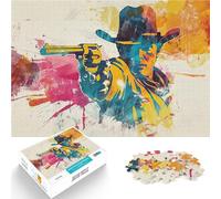Puzzle da 1000 pezzi per adulti Classico della commedia del selvaggio West Difficile e sfidante offerte come regali per tutta la famiglia 75x50cm