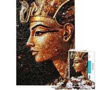 Puzzle da 1000 pezzi per adulti Cleopatra Regina mosaico gioco pratico gara di velocità ideale come regalo per tutta la famiglia (dimensioni 50x75cm)