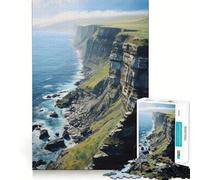Puzzle da 1000 pezzi per adulti,Cliff Edge Sharp Cut Art,sfida intelligente,divertente gioco per il tempo libero,decorazione natalizia da parete (38x52cm)