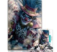 Puzzle da 1000 pezzi per adulti Clown Circus, aiuta il cervello ad allenarsi Giocattoli avvincenti per coltivare la pazienza Un'opera d'arte 50x75cm